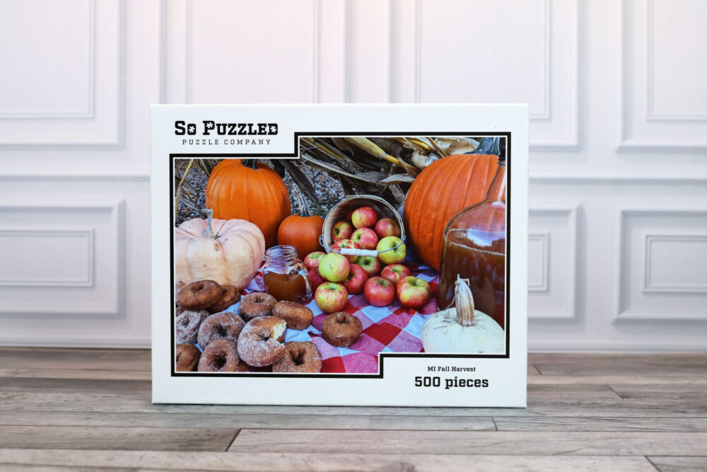 MI Fall Harvest - 500 Piece Jigsaw Puzzle - Image 4