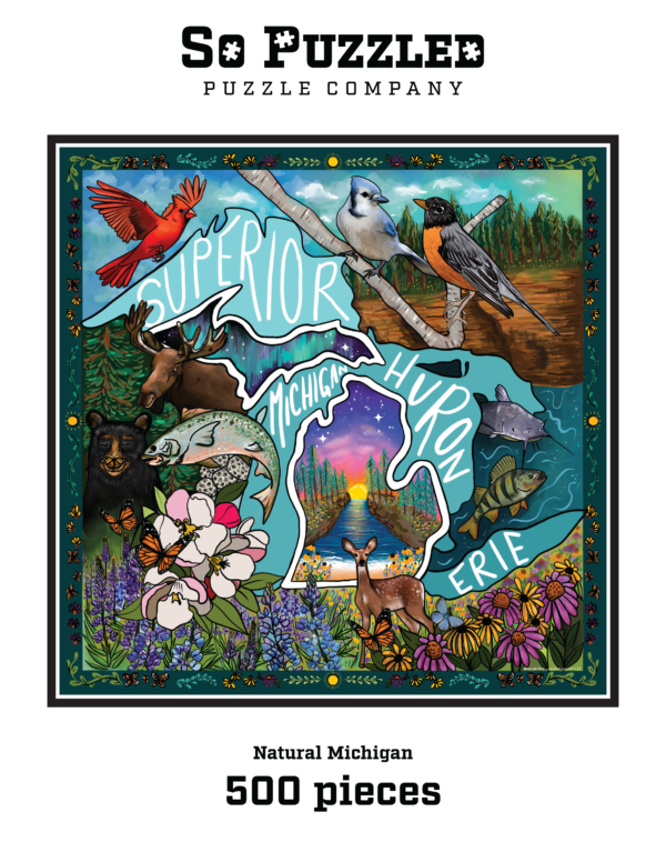 Natural Michigan - 500 Piece Jigsaw Puzzle - Image 3