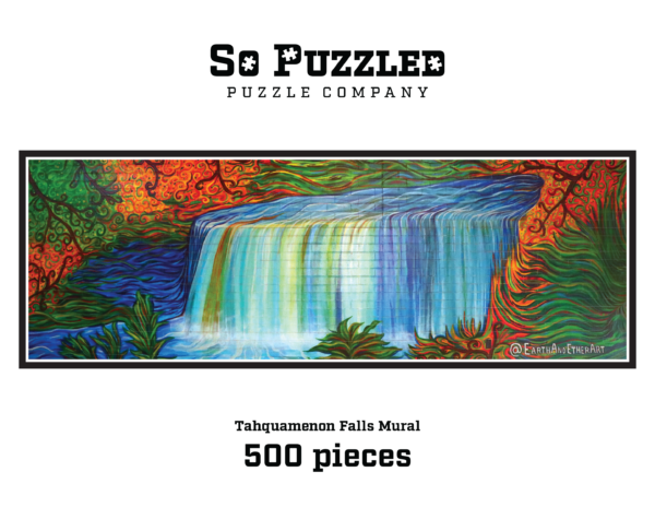 Tahquamenon Falls Mural - 500 Piece Jigsaw Puzzle - Image 2