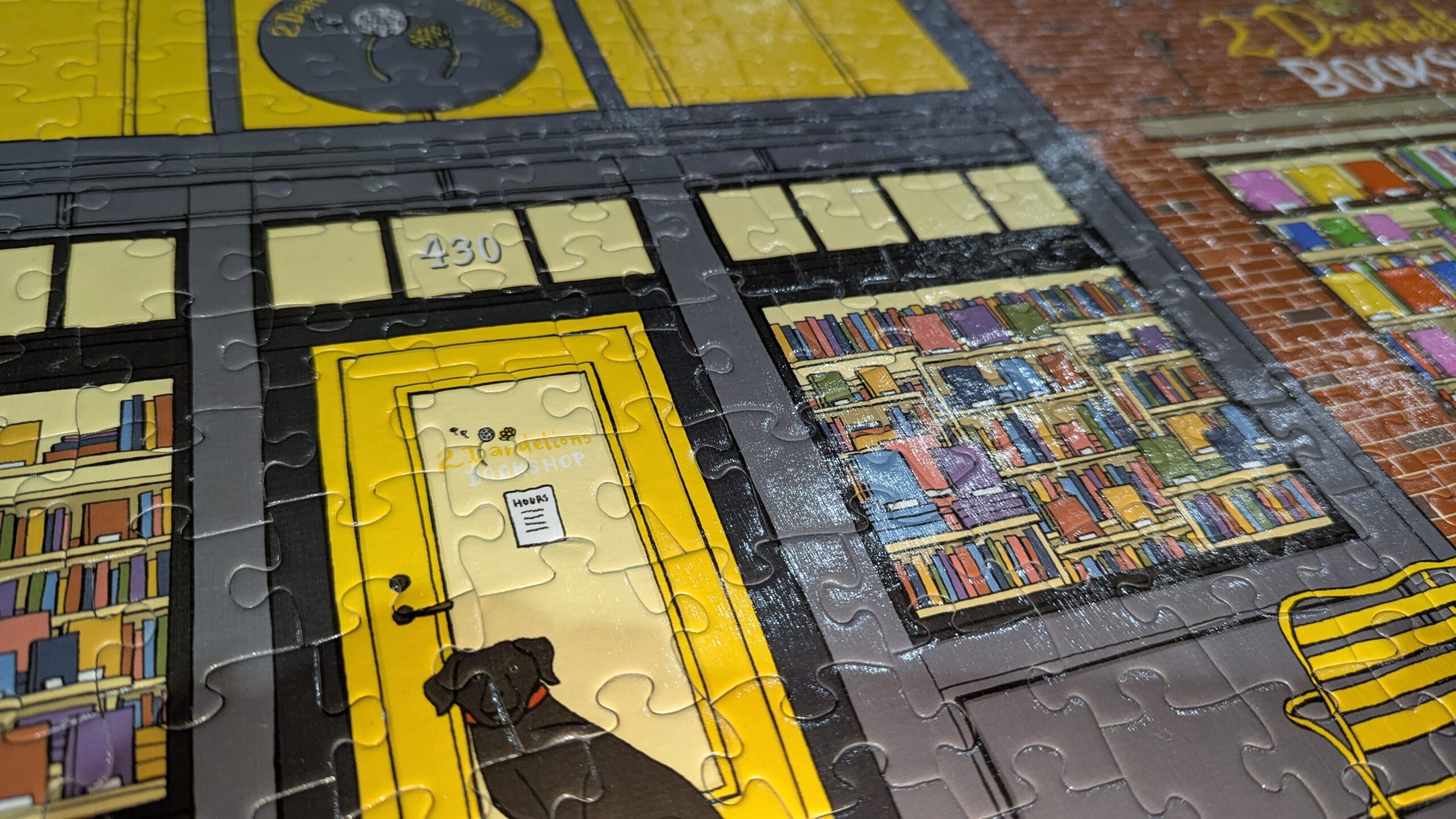 2 Dandelions Bookshop Jigsaw Puzzle - Image 2
