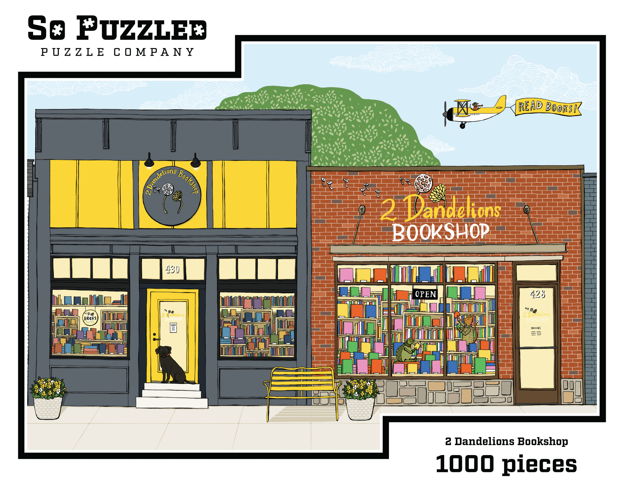 2 Dandelions Bookshop Jigsaw Puzzle - Image 4
