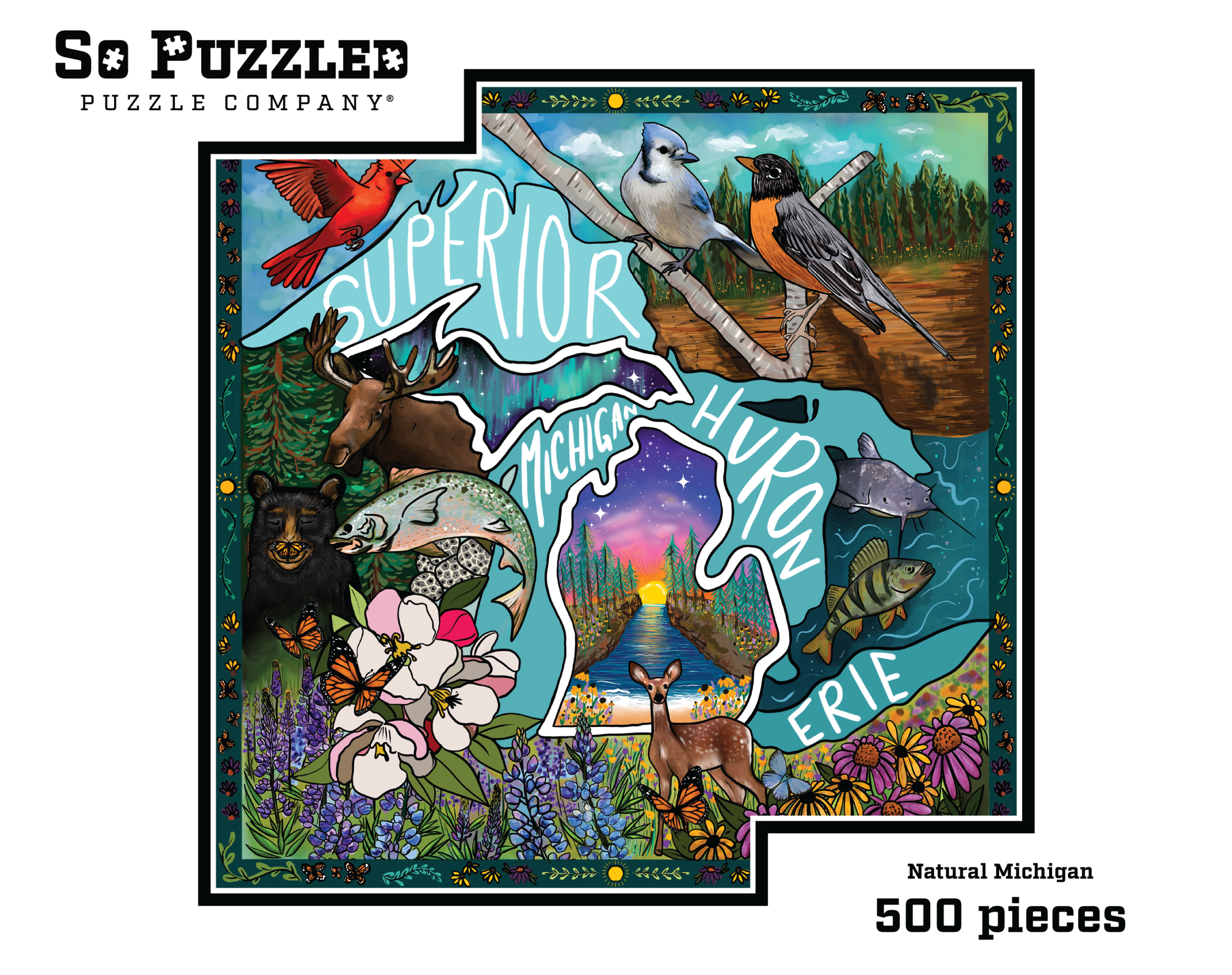 Natural Michigan - 500 Piece Jigsaw Puzzle - Image 3